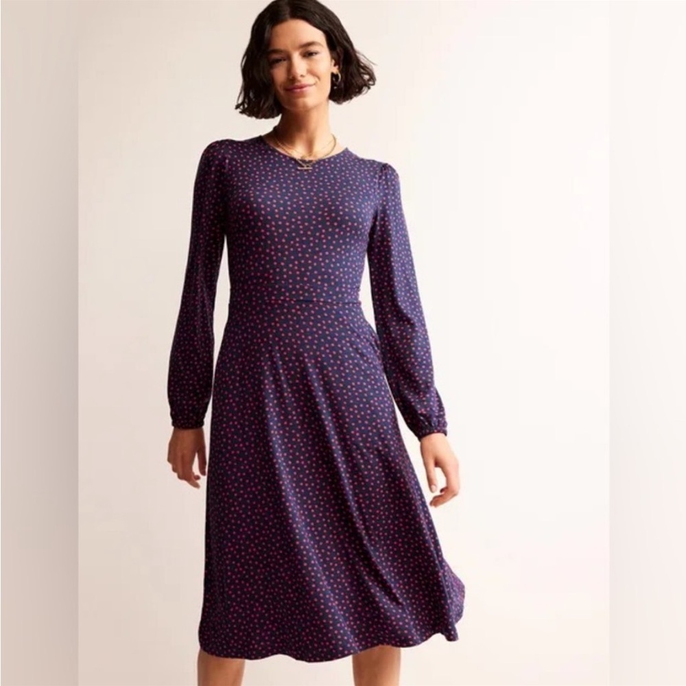 NWT Boden Camille Jersey Midi Dress Size 4
